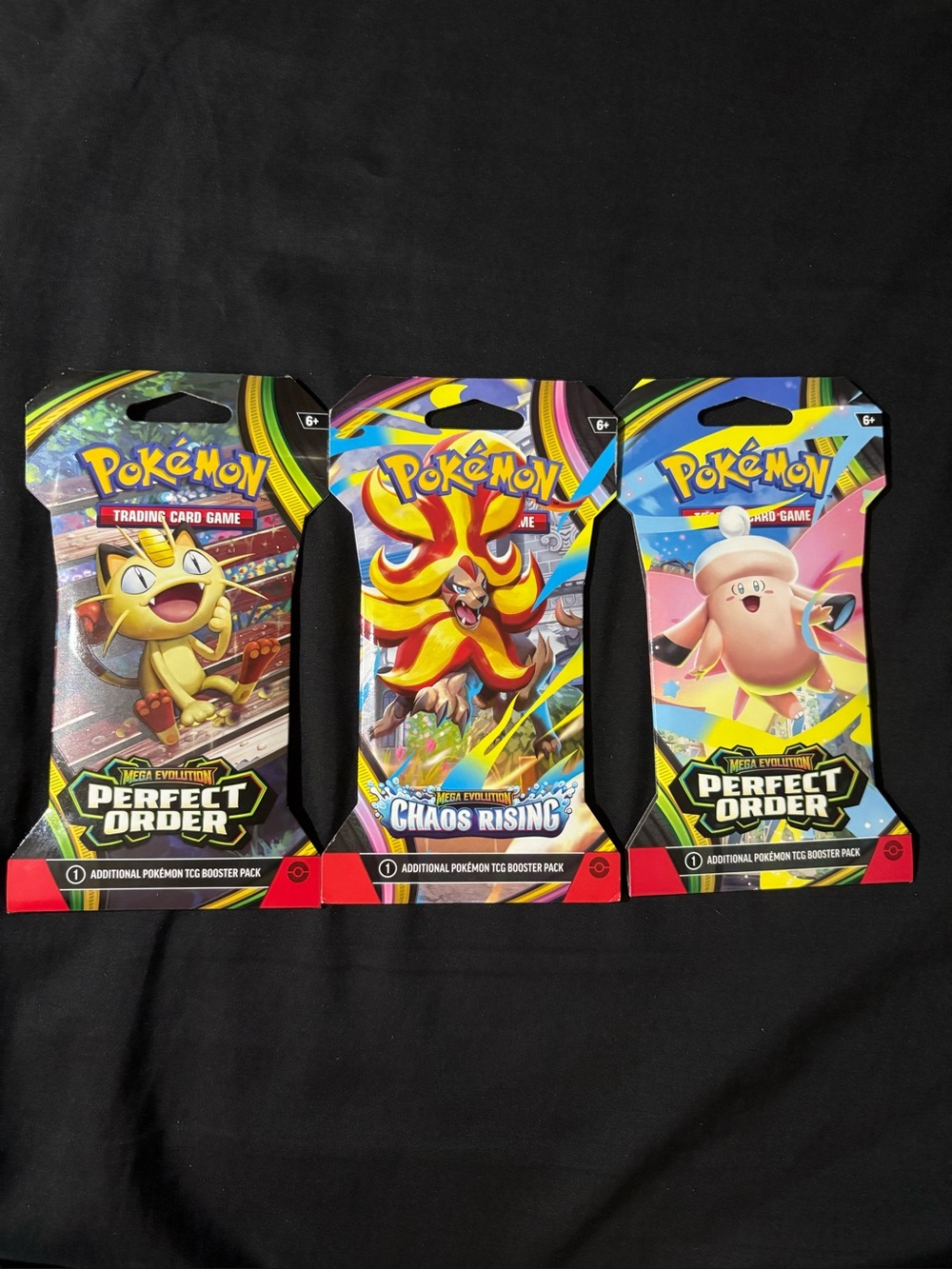 x3 Pokemon Sleeved Booster Packs